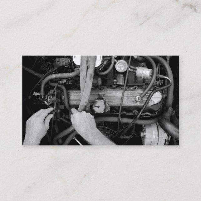Mechanic Business Card (Front)