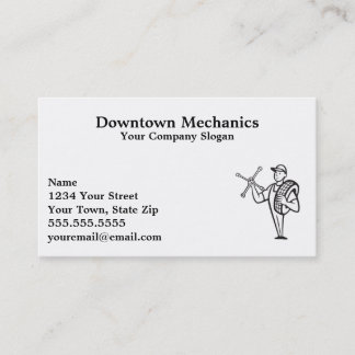 Mechanic Business Cards