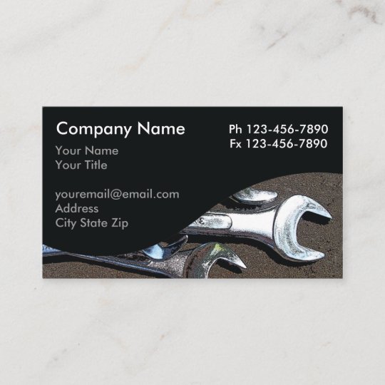 Mechanic Business Cards | Zazzle.ca
