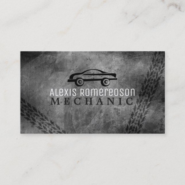 Mechanic Business Cards (Front)