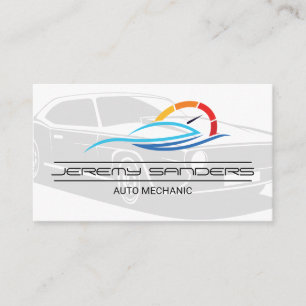 Mechanic   Car Care   Auto Parts Business Card