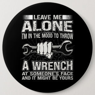 Mechanic Car Guy Car Garage 20 6 Inch Round Button