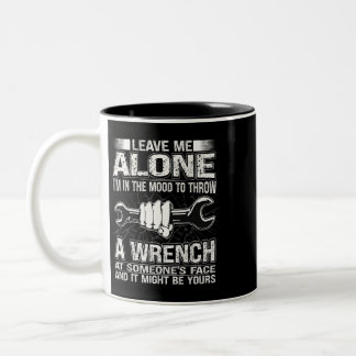 Mechanic Car Guy Car Garage 20 Two-Tone Coffee Mug