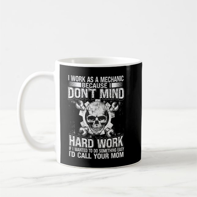 Mechanic Car Guy Car Repair Shop Workshop Coffee Mug (Left)
