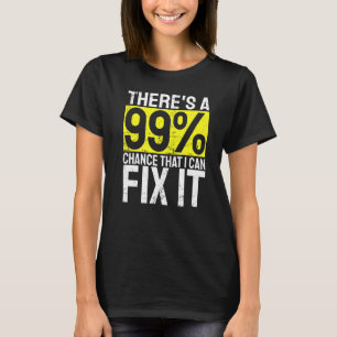 Mechanic Car Guy Mechanics Diy Handyman Garage Rep T-Shirt