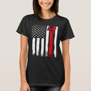 Mechanic Car Repair Design On Back T-Shirt