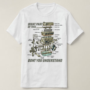 Mechanic engine diagram what part of this T-Shirt