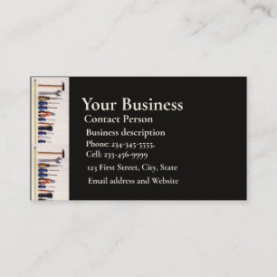 Mechanic, Engineer, Fix-it Handyman Locksmith Busi Business Card