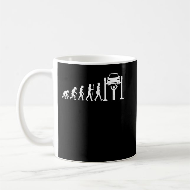 Mechanic Evolution Coffee Mug (Left)