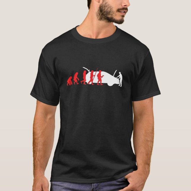 Mechanic Evolution Tool Screwdriver Auto Mechanic  T-Shirt (Front)