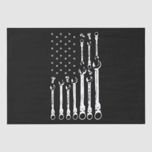 Mechanic Flag American Patriotic Flag Car Mechanic Tissue Paper