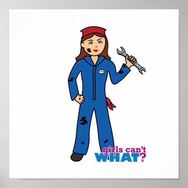 Mechanic Girl Poster (Front)