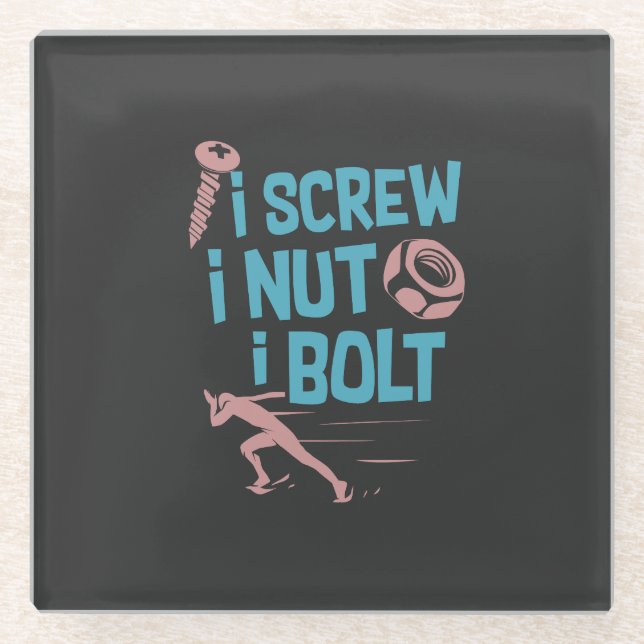 Mechanic Glass Coaster (Front)