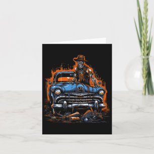 Mechanic Halloween Graphic Tees For Men  Card