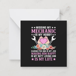 Mechanic Is My Life Card