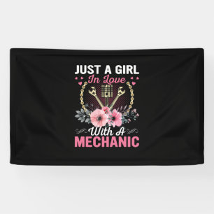 Mechanic Just A Girl In Love With A Mechanic Banner