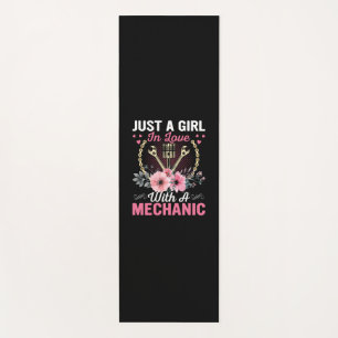 Mechanic Just A Girl In Love With A Mechanic Yoga Mat