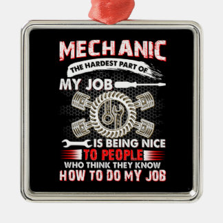 Mechanic Lovers | Mechanic The Hardest Metal Ornament