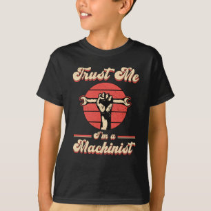 Mechanic Machinist CNC Machinist Machine Gift Idea T-Shirt