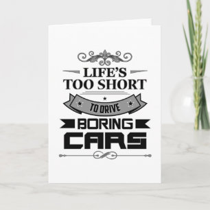 Mechanic Mechanics Tuning Wrench Car Gift Idea Card