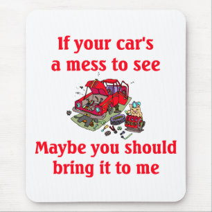 Mechanic Mouse Pad - Customized