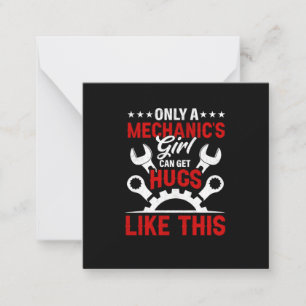 Mechanic Only A Mechanic's Girl Card
