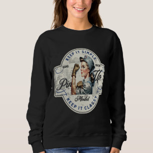 Mechanic Pin-Up Sweatshirt