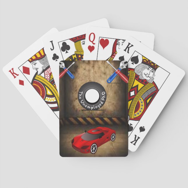 Mechanic Playing Card Deck (Back)
