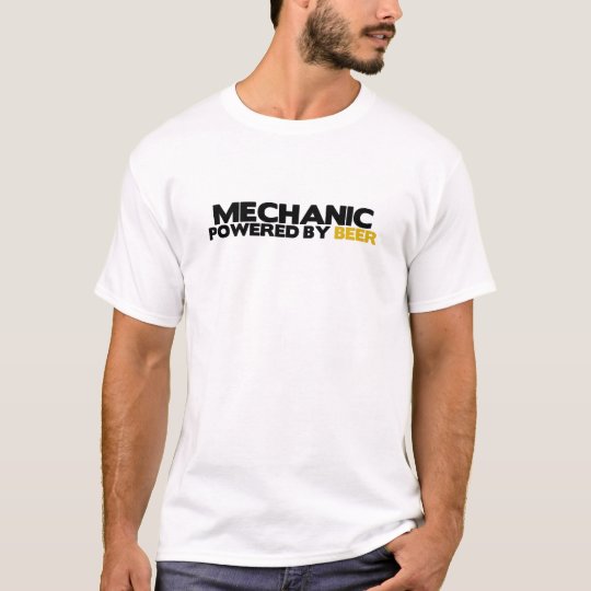 Mechanic Powered By Beer T-Shirt