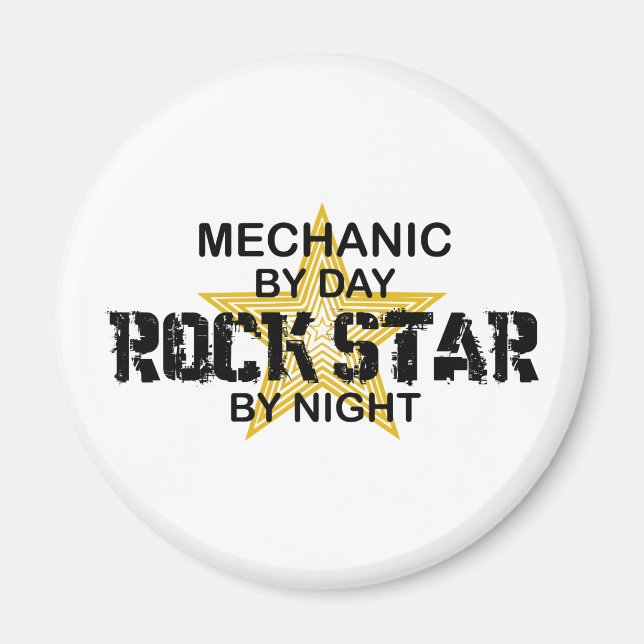 Mechanic Rock Star by Night Magnet (Front)