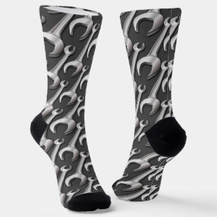 Mechanic Spanner Wrench Tools Engineer Socks