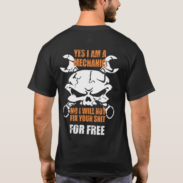 Mechanic T Shirt (Back)