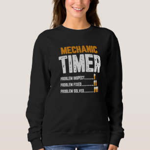 Mechanic Timer Car Mechanical Beer Sweatshirt