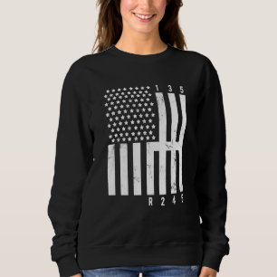 Mechanic US Flag Tuner Car Repairing Tools Mechani Sweatshirt
