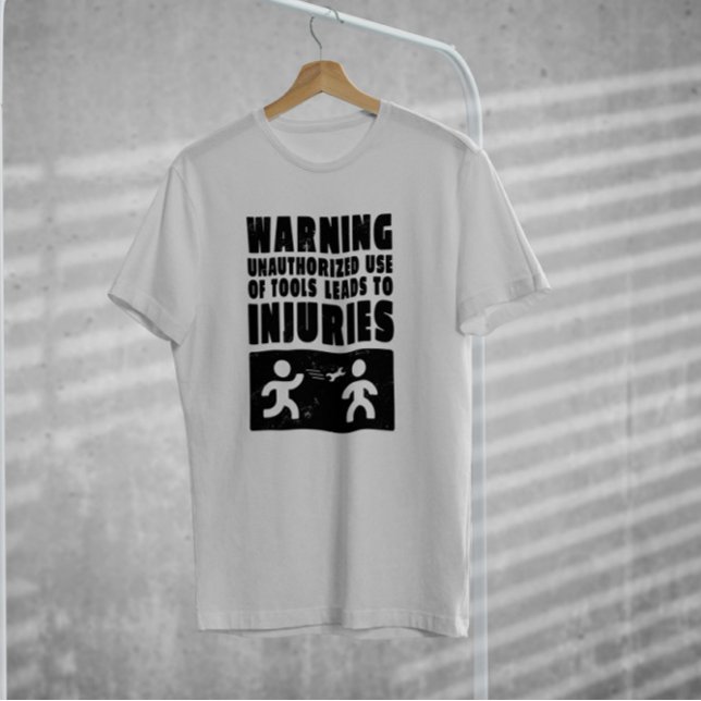 Mechanic Warning Sign  T-Shirt (Creator Uploaded)