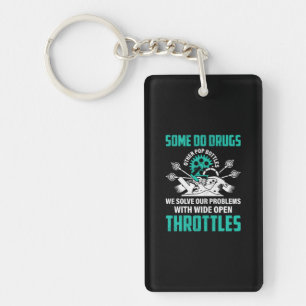 Mechanic We Solve Our Problems Keychain