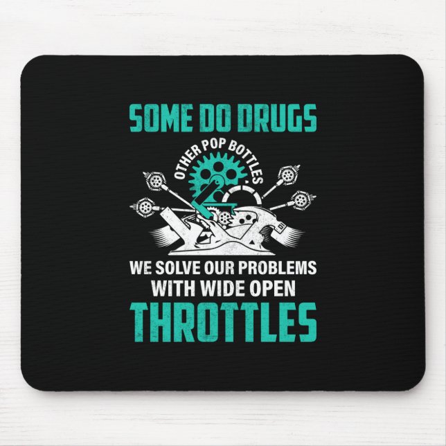 Mechanic We Solve Our Problems Mouse Pad (Front)