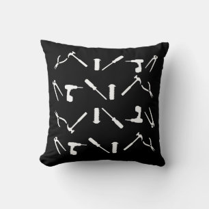 Mechanic Workshop Tools Pattern Cushion Pillow