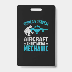 Mechanic World's Okayest Mechanic Badge