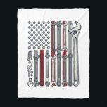 Mechanic Wrench Flag Vintage Engraving Vector Desi Fleece Blanket<br><div class="desc">Mechanic Wrench Flag Vintage Engraving Vector Design_1</div>