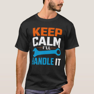 Mechanic Wrench Funny Handyman T-Shirt