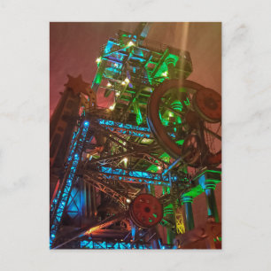 Mechanical Art Installation Postcard