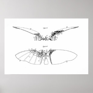 Mechanical Bird Poster