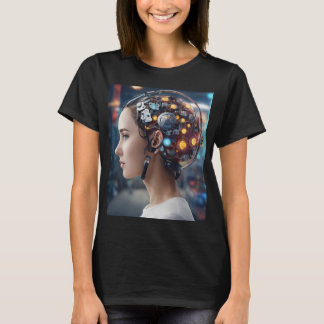 Mechanical brain logo T-Shirt