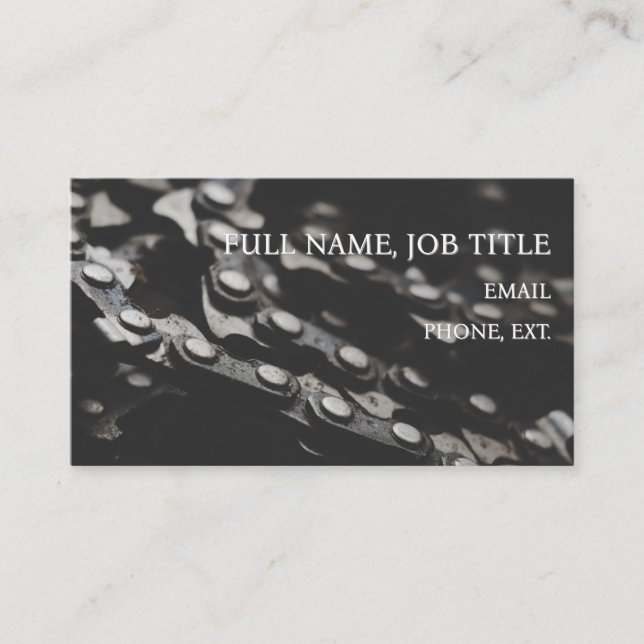 Mechanical Business Card (Front)
