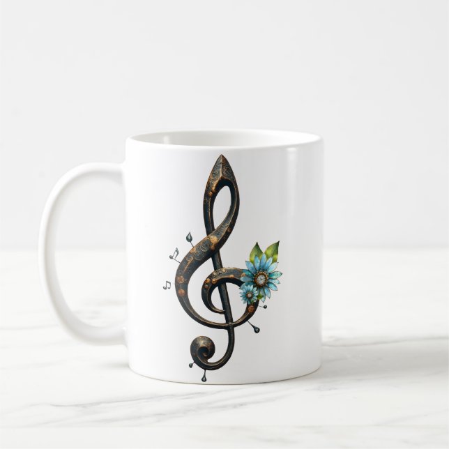 Mechanical  clef  coffee mug (Left)