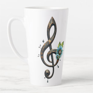 Mechanical  clef  latte mug