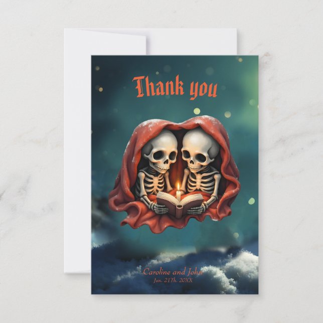 Mechanical  clef  thank you card (Front)