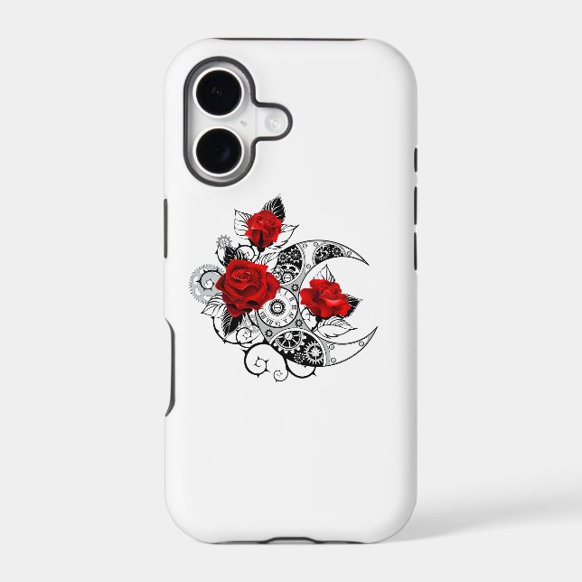 Mechanical Crescent with Red Roses (Back)