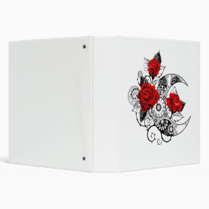 Mechanical Crescent with Red Roses Binder